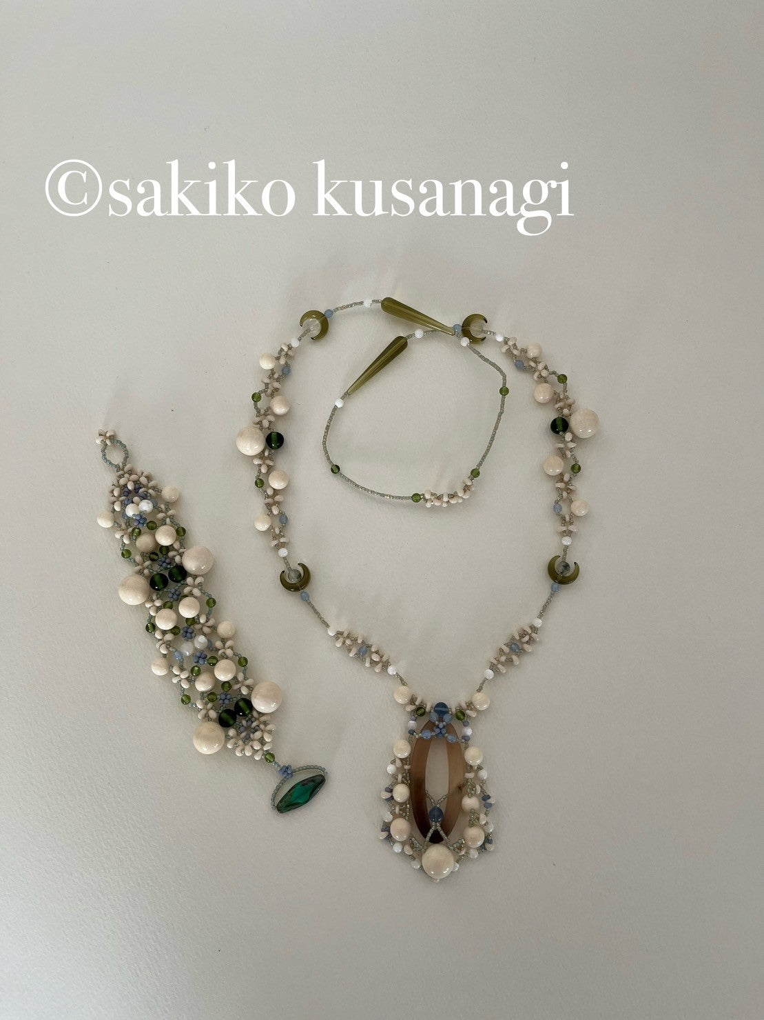 【手作りキット】日柳 佐貴子 Sakiko Kusanagi ラクトフレームネックレス