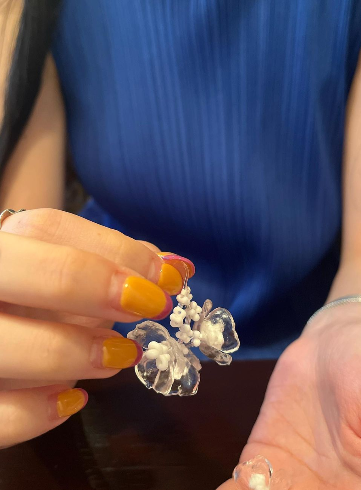 【手作りキット】日柳 佐貴子 Sakiko Kusanagi 水の花ピアス、イヤリング