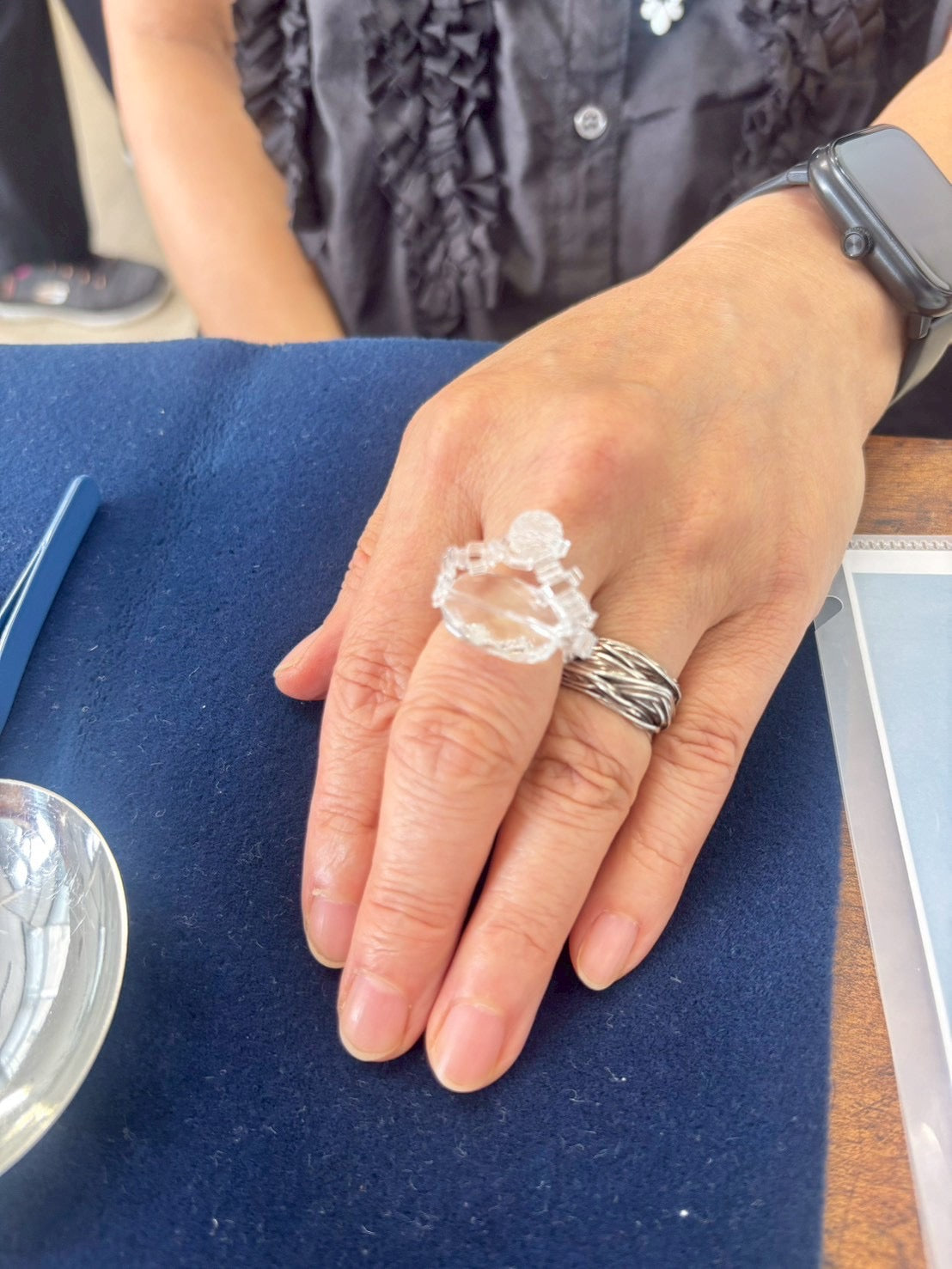 【手作りキット】日柳 佐貴子 Sakiko Kusanagi Ice Necklace、Ice Ring、アイスフラワーピアス
