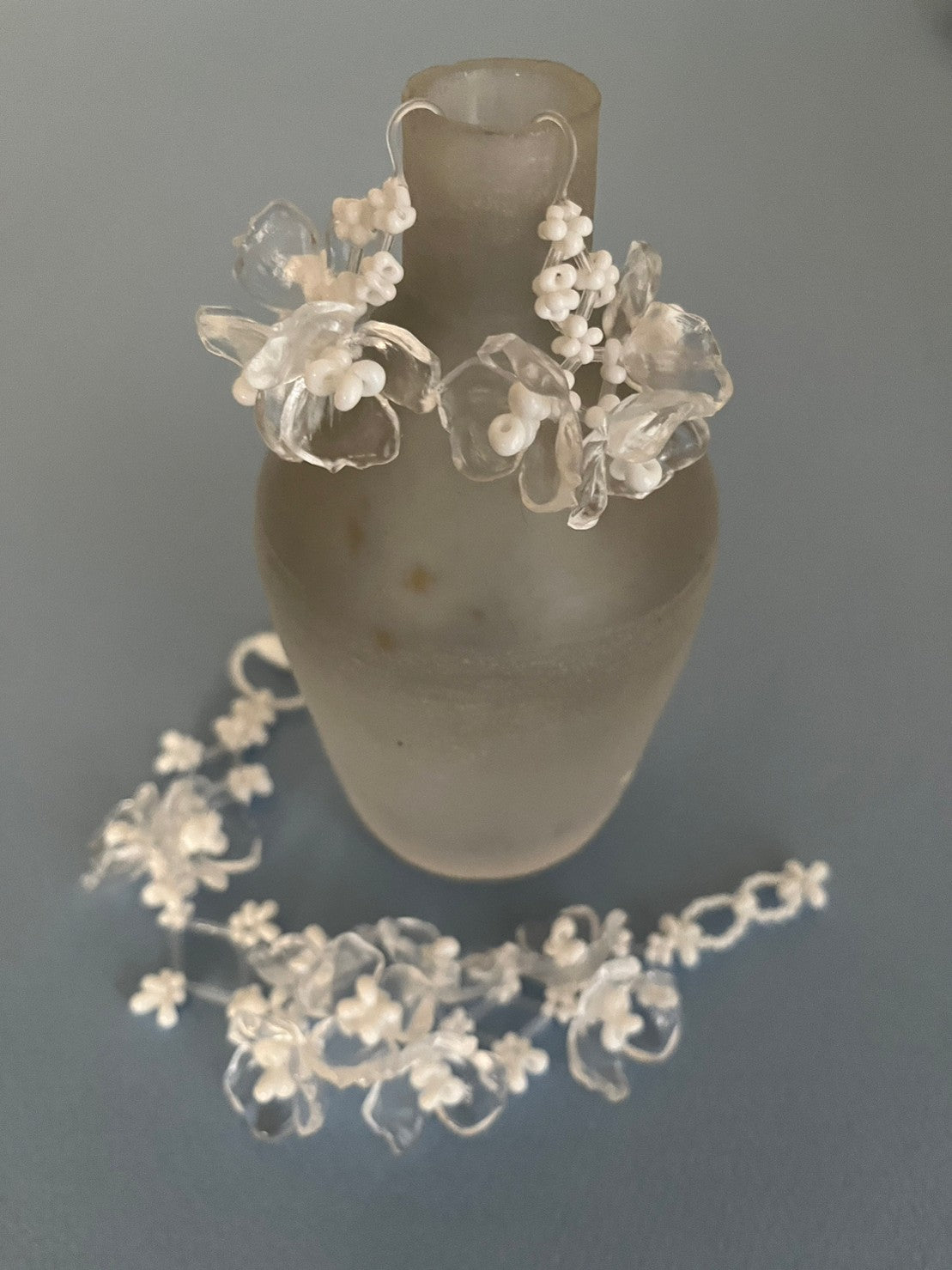 【手作りキット】日柳 佐貴子 Sakiko Kusanagi 水の花ピアス、イヤリング