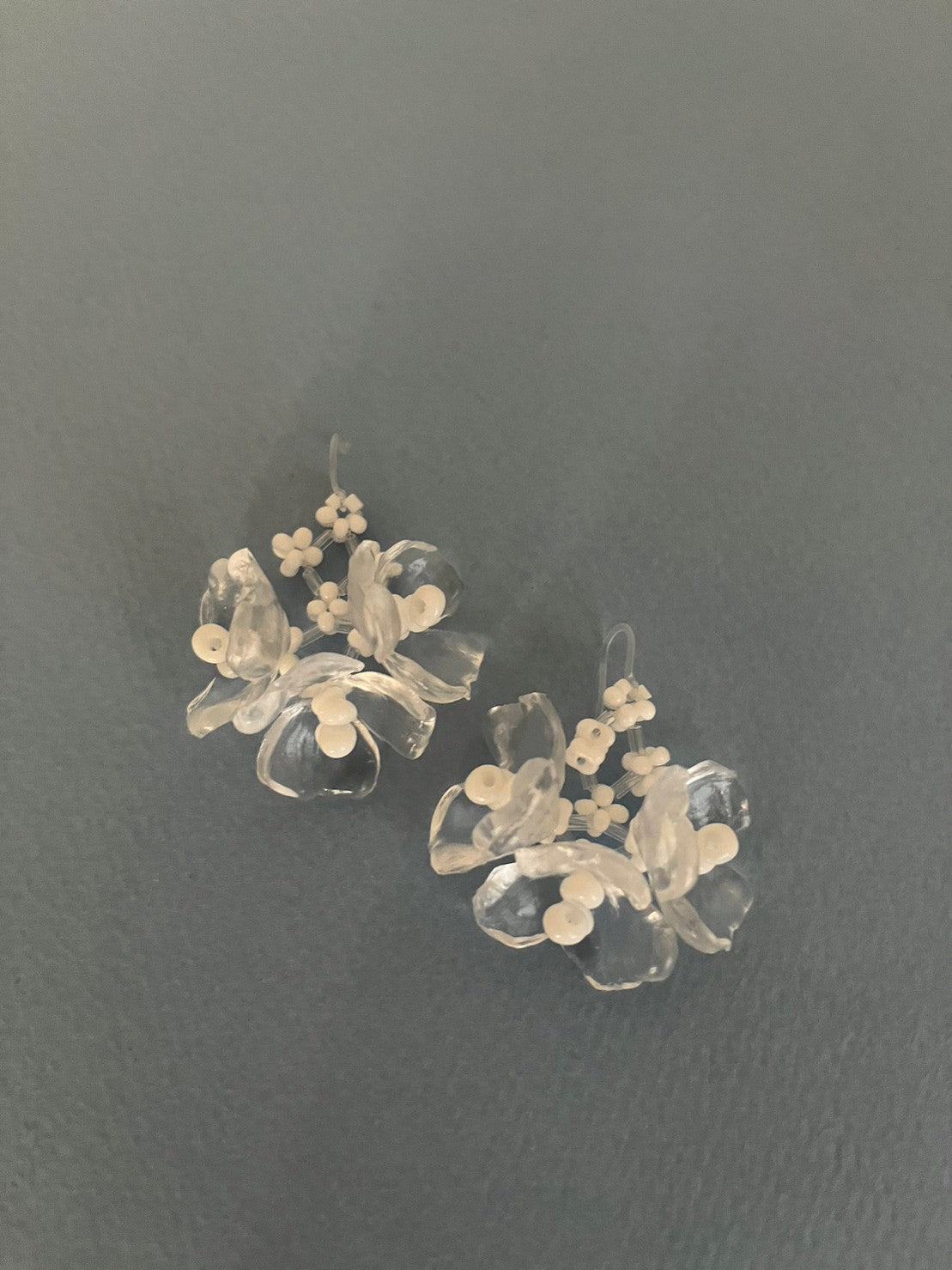 【手作りキット】日柳 佐貴子 Sakiko Kusanagi 水の花ピアス、イヤリング