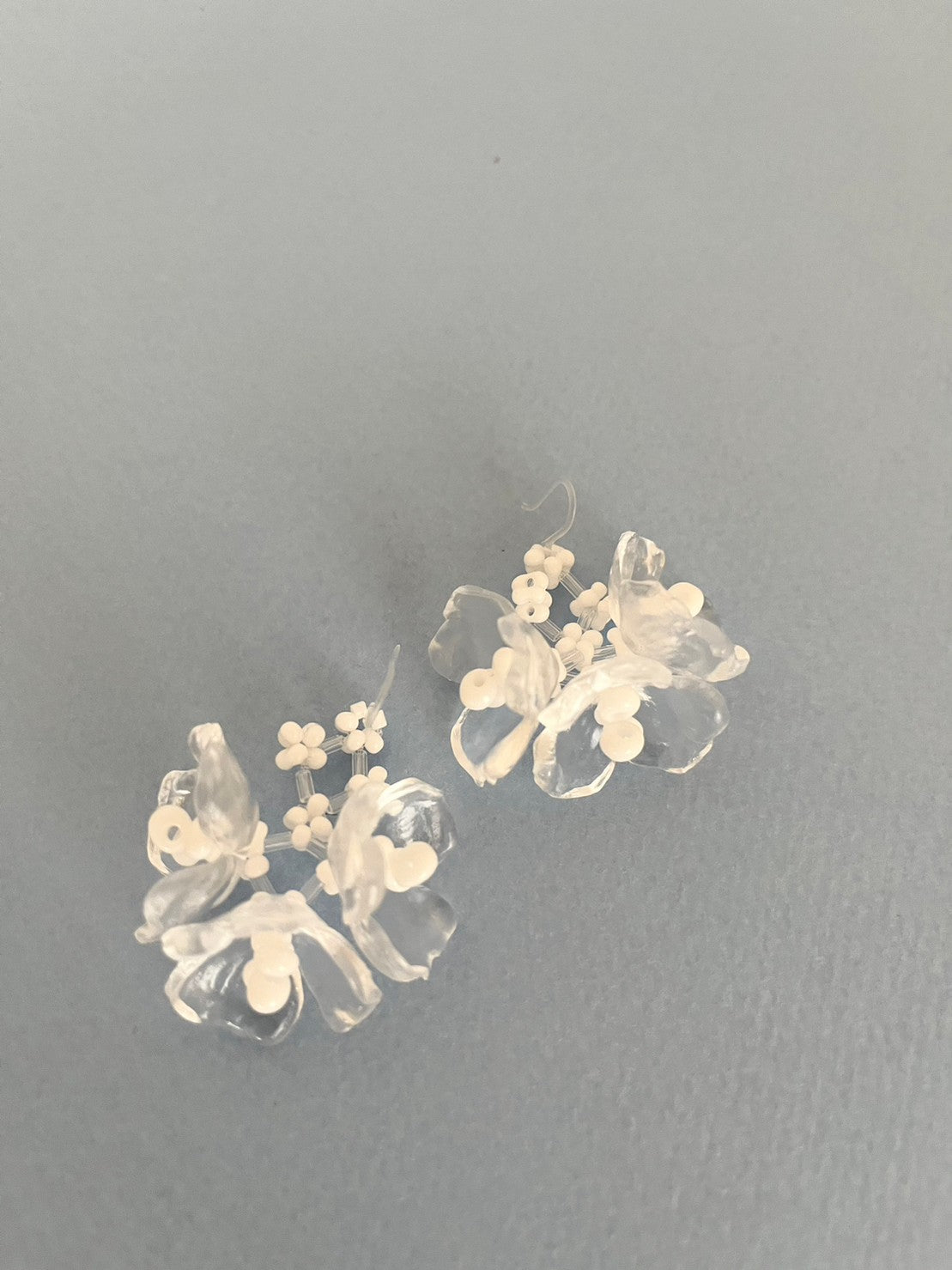 【手作りキット】日柳 佐貴子 Sakiko Kusanagi 水の花ピアス、イヤリング