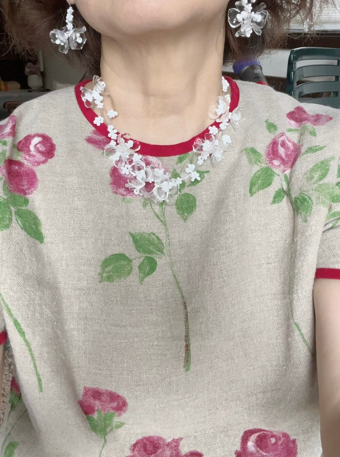 【手作りキット】日柳 佐貴子 Sakiko Kusanagi 水の花ネックレス