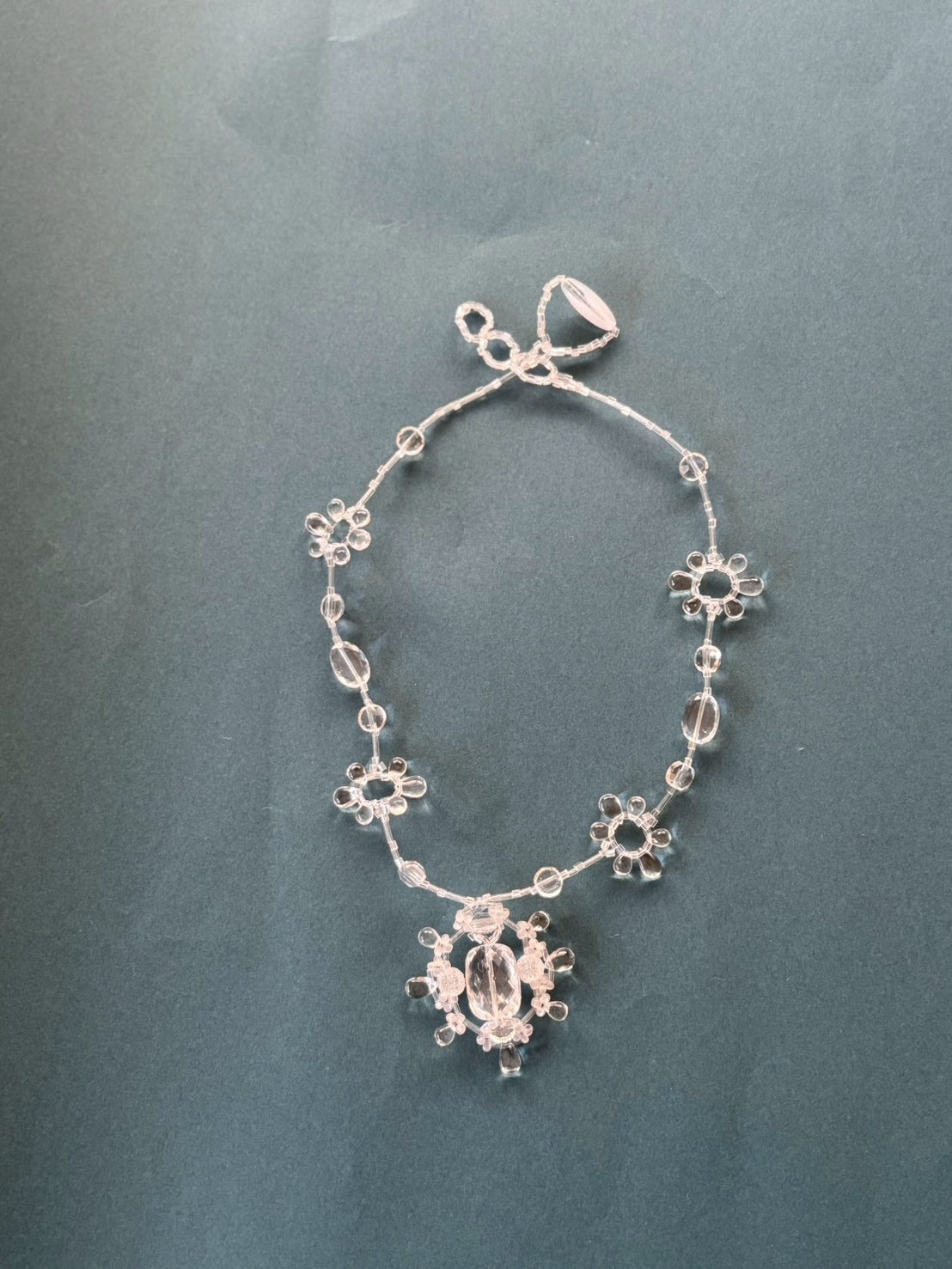 【手作りキット】日柳 佐貴子 Sakiko Kusanagi Ice Necklace、Ice Ring、アイスフラワーピアス