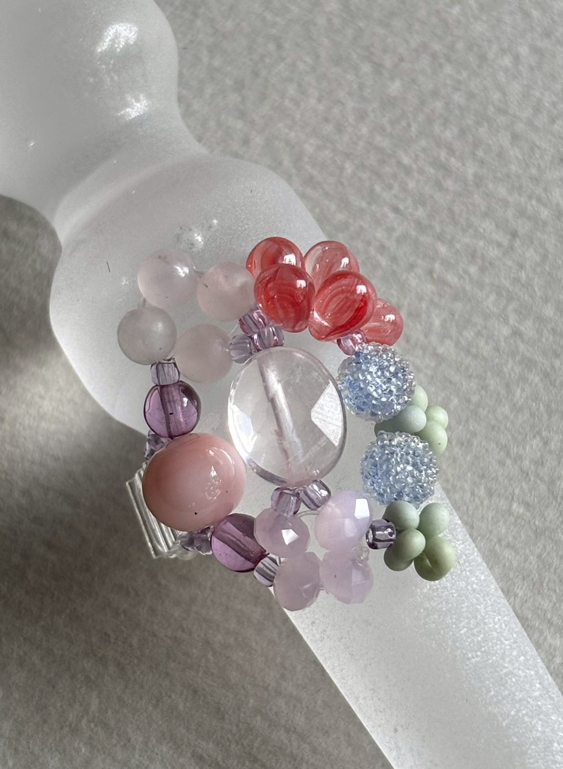 【手作りキット】日柳 佐貴子 Sakiko Kusanagi 小さな庭ネックレス、ピアス、リング