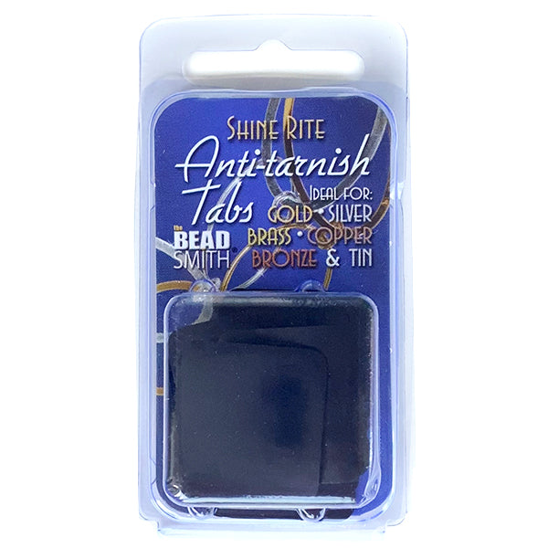 BEADSMITH Anti-tarnish Tabs anti-tarnish tab discoloration prevention sheet size about 25 x 25mm 50 pieces