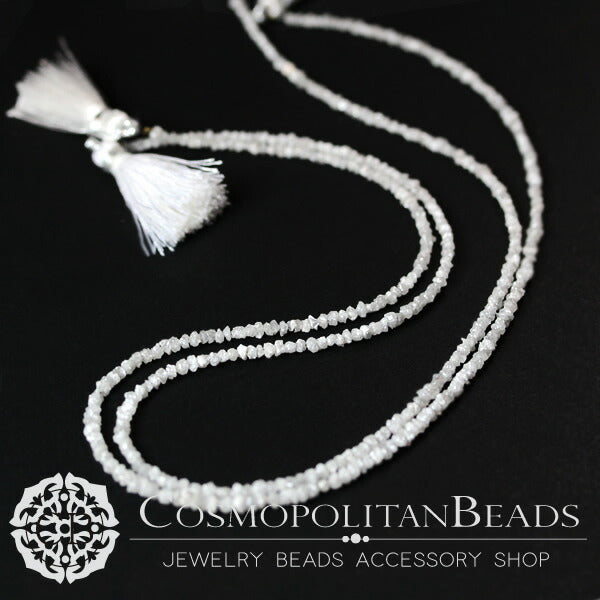 Diamond (rough cut) White gray Size approx. 1-2 x 2-3mm Hole diameter approx. 0.2-0.3mm