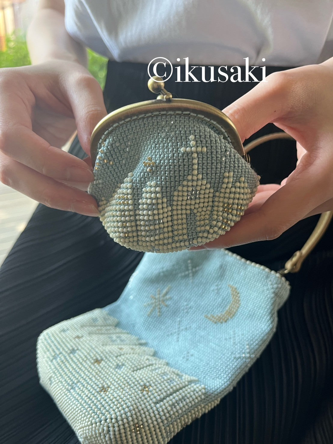 [Handmade Kit] ikusaki Sakiko Hiyanagi and Ikuko Yamamoto Square Purse Streetscape