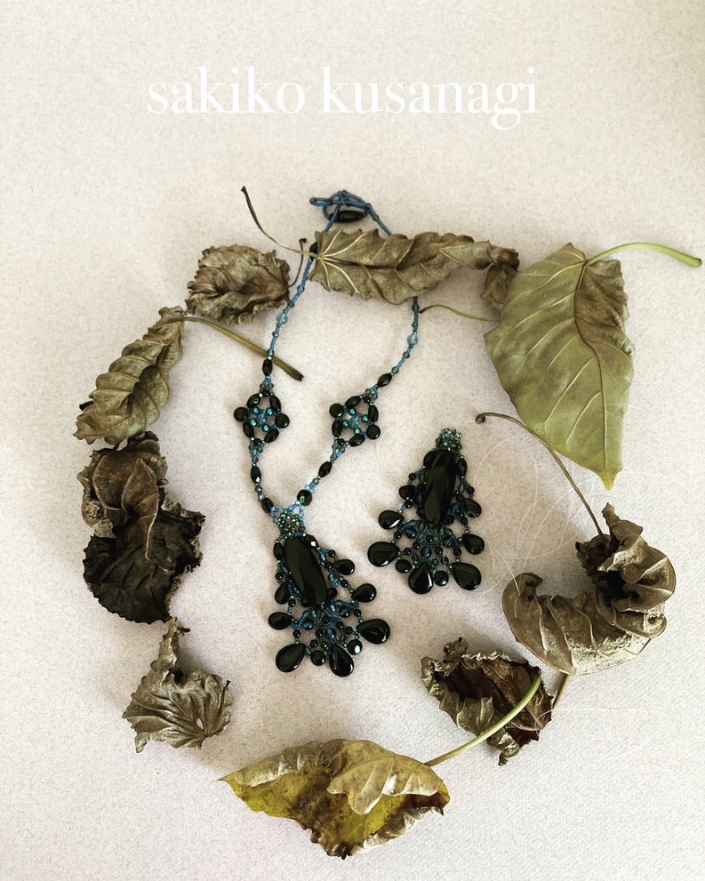 [Handmade Kit] Sakiko Kusanagi Onyx Forest Necklace