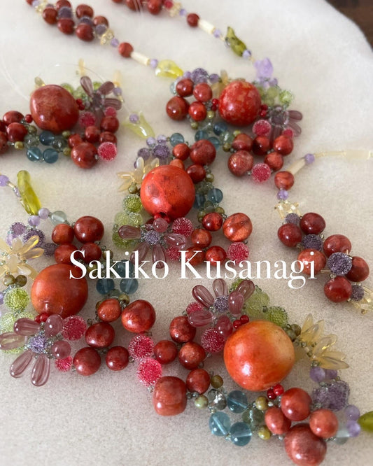 [Handmade Kit] Sakiko Kusanagi Red fruits necklace