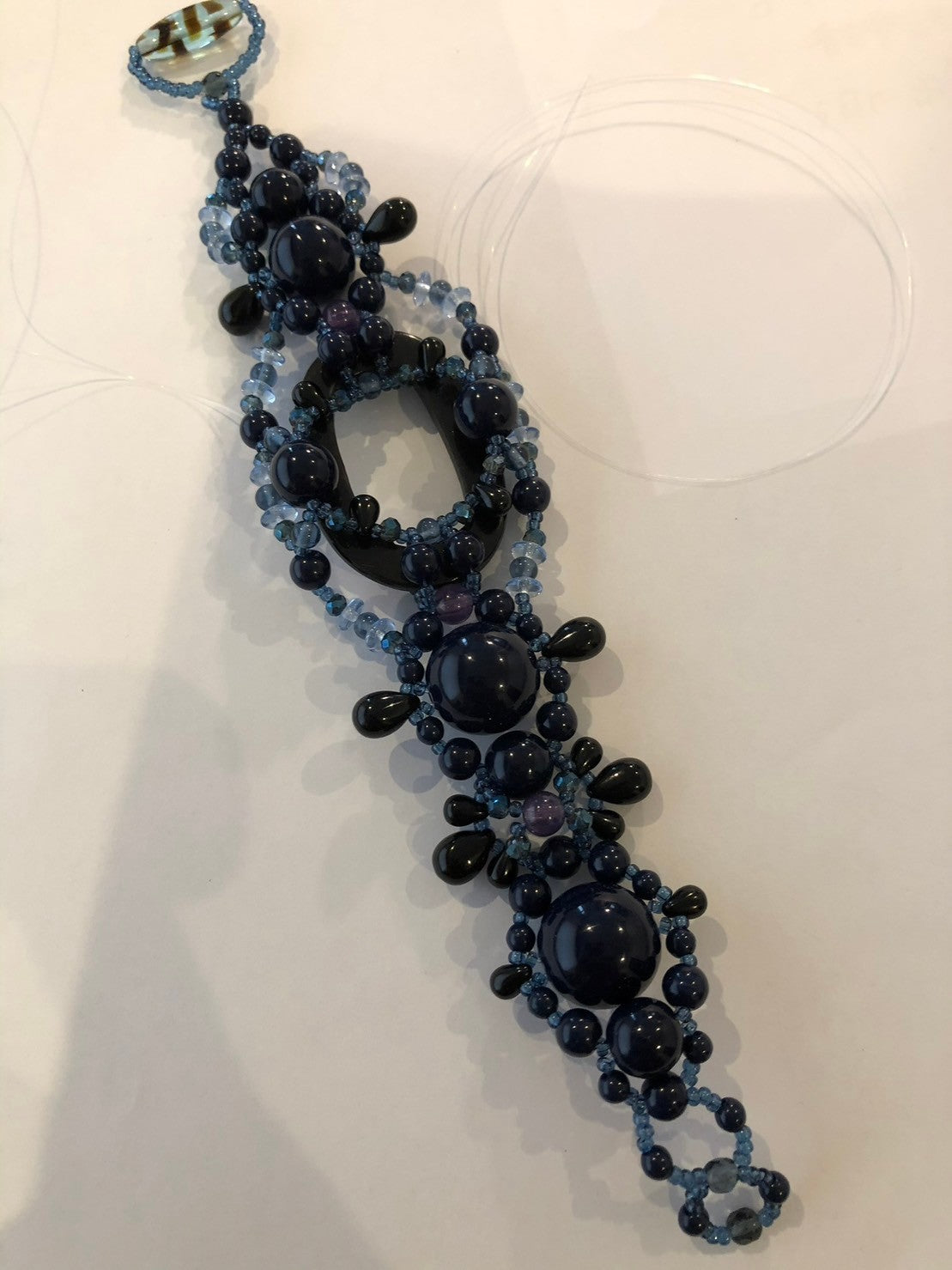 [Handmade Kit] Sakiko Kusanagi Navy Bracelet