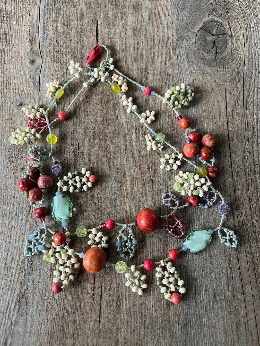 [Handmade Kit] Sakiko Kusanagi Apple Garden Necklace