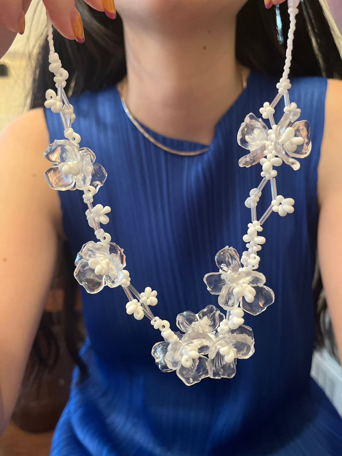 [Handmade Kit] Sakiko Kusanagi Water Flower Necklace 