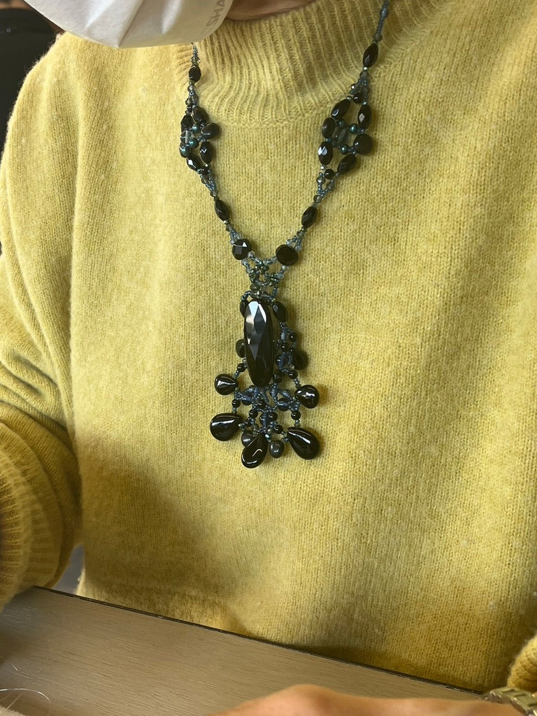 [Handmade Kit] Sakiko Kusanagi Onyx Forest Necklace