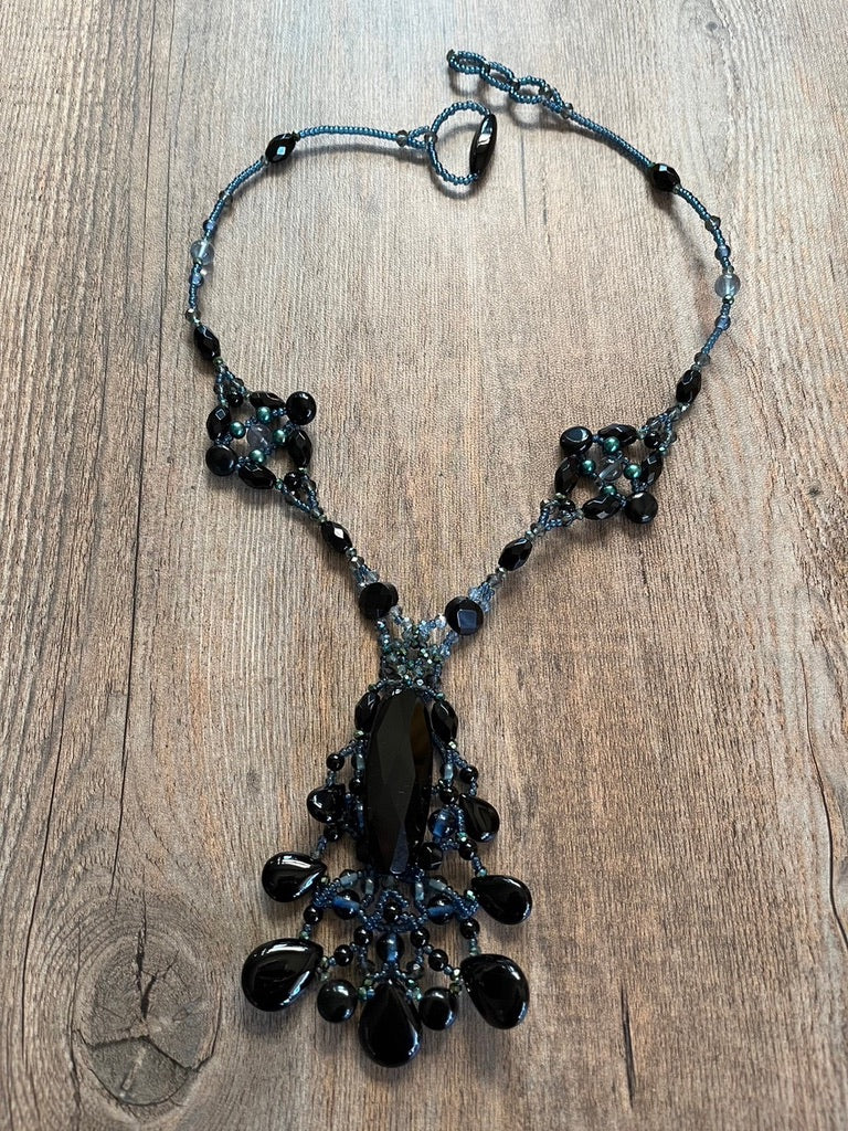 [Handmade Kit] Sakiko Kusanagi Onyx Forest Necklace