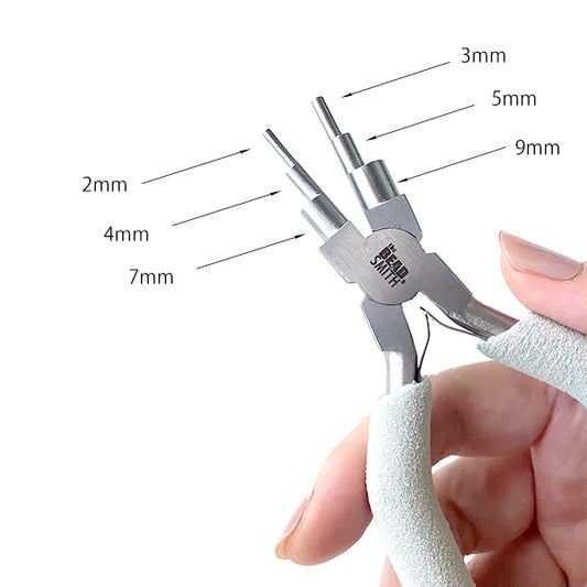 BEADSMITH Wire Looping Pliers Wire Looping Pliers Round Pliers Size Approx. 15mm x 11mm x 1 piece 